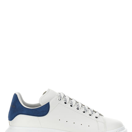 Alexander McQueen Blue Calfskin Chunky Sneakers