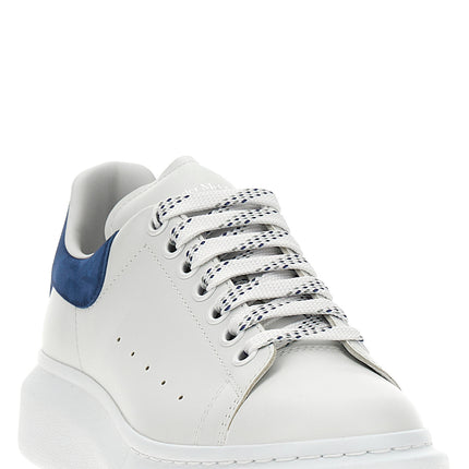 Alexander McQueen Blue Calfskin Chunky Sneakers