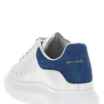 Alexander McQueen Blue Calfskin Chunky Sneakers