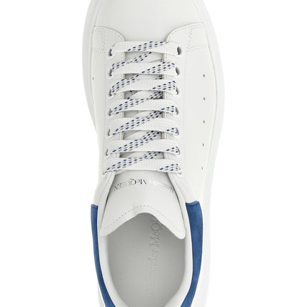 Alexander McQueen Blue Calfskin Chunky Sneakers