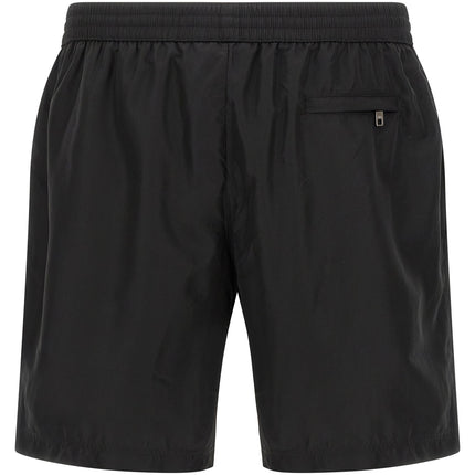 Dolce & Gabbana Black Polyamide Swim Shorts