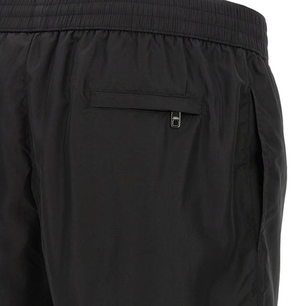 Dolce & Gabbana Black Polyamide Swim Shorts