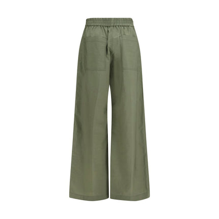 Brunello Cucinelli Bicolor Cotton Casual Pants