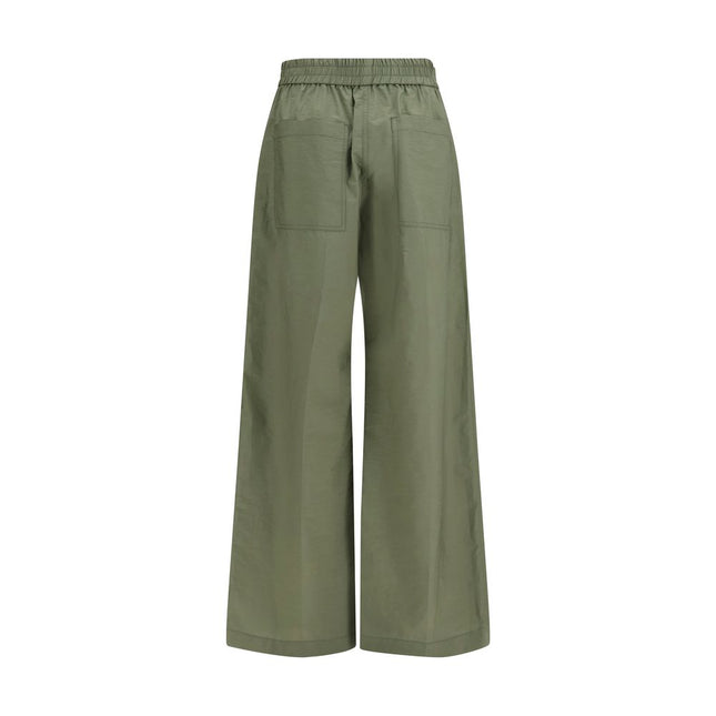 Brunello Cucinelli Bicolor Cotton Casual Pants