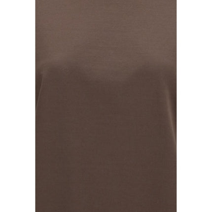 Brunello Cucinelli Brown Cotton T-Shirt