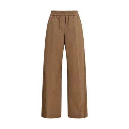 Brunello Cucinelli Brown Cotton Casual Pants