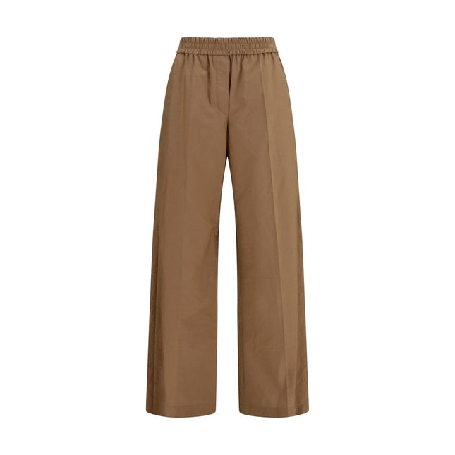Brunello Cucinelli Brown Cotton Casual Pants