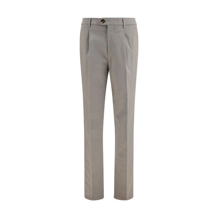 Brunello Cucinelli Bicolor Cotton Chino Pants