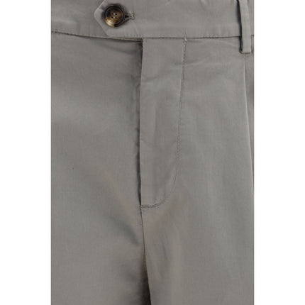 Brunello Cucinelli Bicolor Cotton Chino Pants