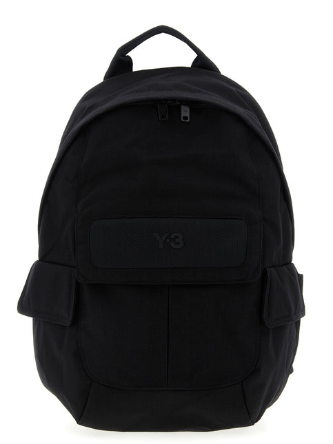 Y-3 Black Polyamide Backpack