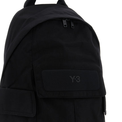 Y-3 Black Polyamide Backpack