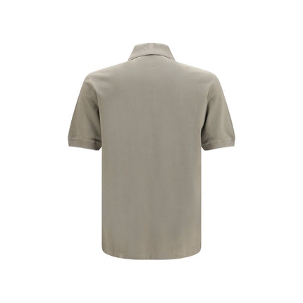 Brunello Cucinelli Bicolor Cotton Polo Shirt