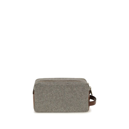 Brunello Cucinelli Gray Wool Oves Aries Other Accessories