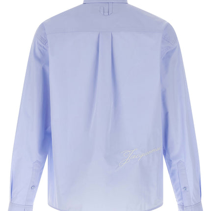 Jacquemus Blue Cotton Blouse