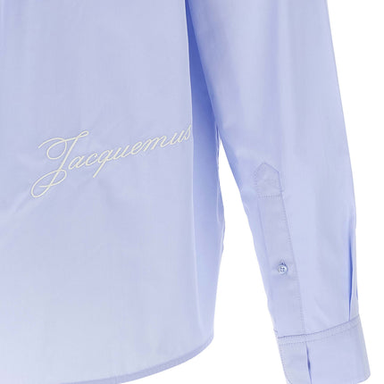 Jacquemus Blue Cotton Blouse