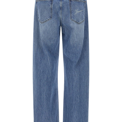 Jacquemus Blue Cotton Straight-Leg Jeans