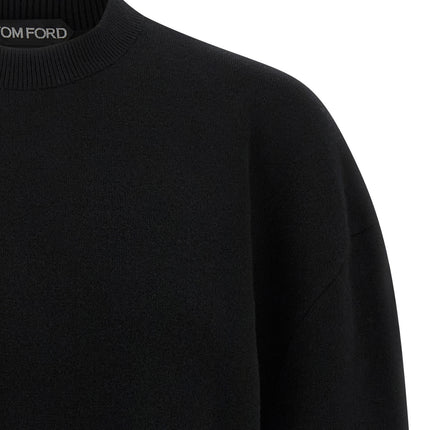 Tom Ford Black Virgin Wool Cardigan