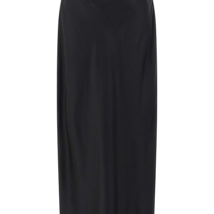 Tom Ford Black Silk Midi Skirt