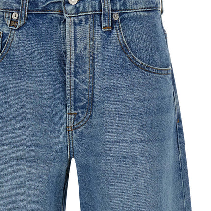 Jacquemus Blue Cotton Jeans Denim