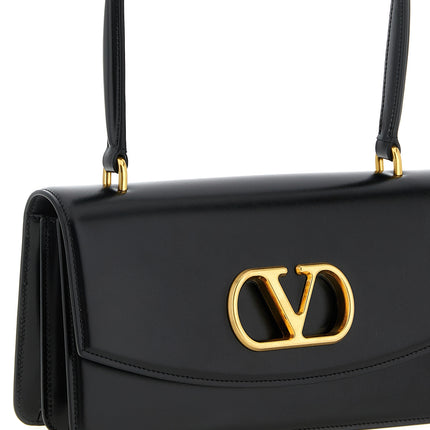 Valentino Garavani Black Calfskin Shoulder Bag