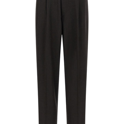 CELLAR DOOR Brown Wool Casual Pants