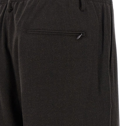 CELLAR DOOR Brown Wool Casual Pants