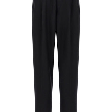 CELLAR DOOR Black Wool Casual Pants