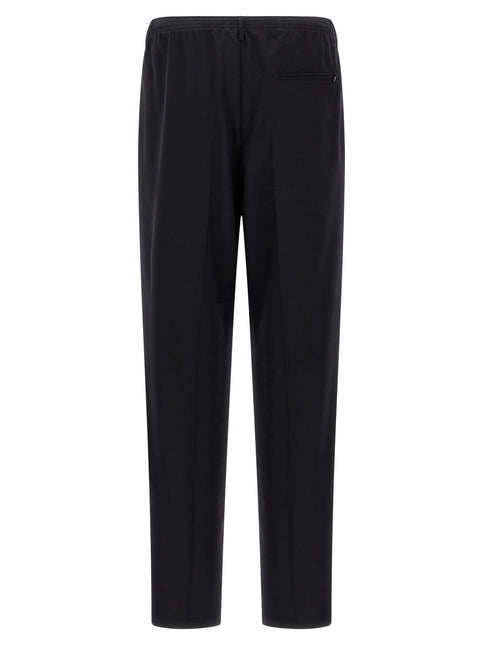 CELLAR DOOR Black Wool Casual Pants