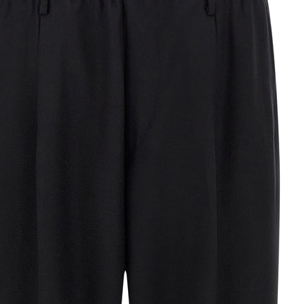 CELLAR DOOR Black Wool Casual Pants