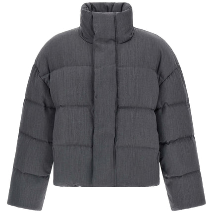 Entire Studios Gray Wool Full-Length Jacket