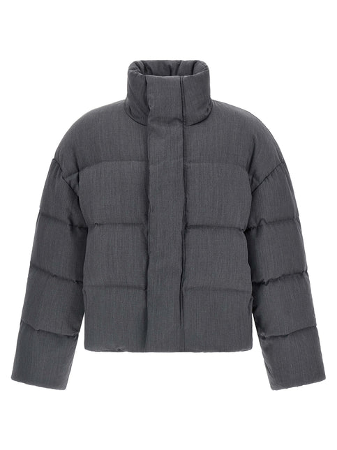 Entire Studios Gray Wool Full-Length Jacket