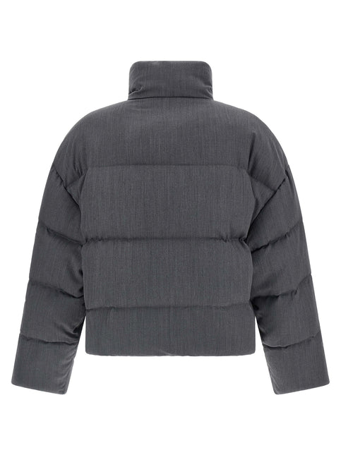 Entire Studios Gray Wool Full-Length Jacket