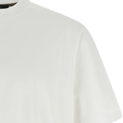 Brioni White Cotton T-Shirt