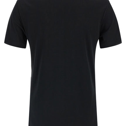 Dolce & Gabbana Black Cotton T-Shirt