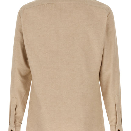 BORRIELLO Beige Cotton Blouse