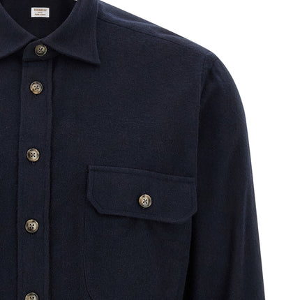 BORRIELLO Blue Cotton Blouse
