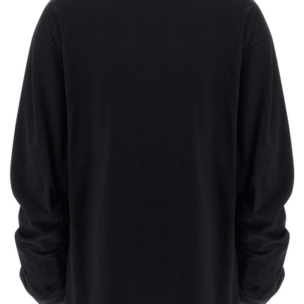 Dries Van Noten Black Cotton Long Sleeve T-Shirt