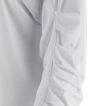 Dries Van Noten White Cotton Long Sleeve T-Shirt