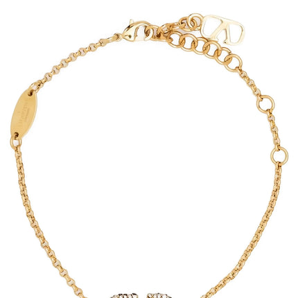 Valentino Garavani Gold Stainless Steel Bracelet