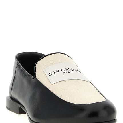 Givenchy Black Lamb Leather Slip-On Loafers