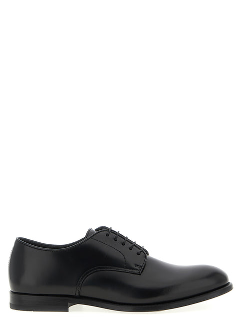 Doucal's Black Calfskin Oxfords And Derbies Doucal's