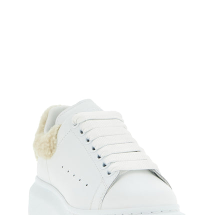 Alexander McQueen Beige Calfskin Chunky Sneakers
