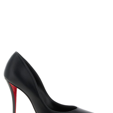 Christian Louboutin Black Lamb Leather High Heel Pumps