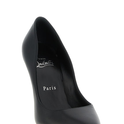 Christian Louboutin Black Lamb Leather High Heel Pumps