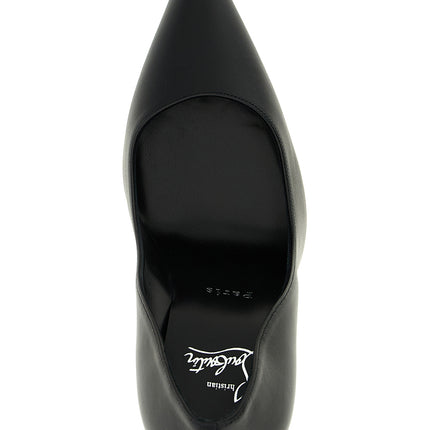 Christian Louboutin Black Lamb Leather High Heel Pumps