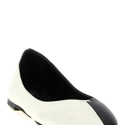 Jacquemus Bicolor Lamb Leather Ballet Flats