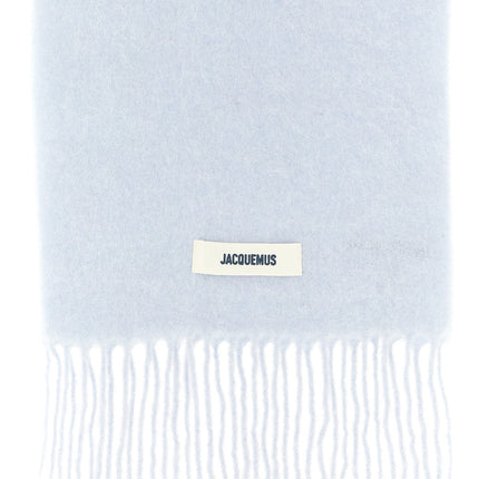Jacquemus Blue Alpaca Leather Scarf