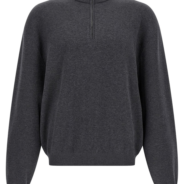 Balenciaga Gray Cotton Cardigan