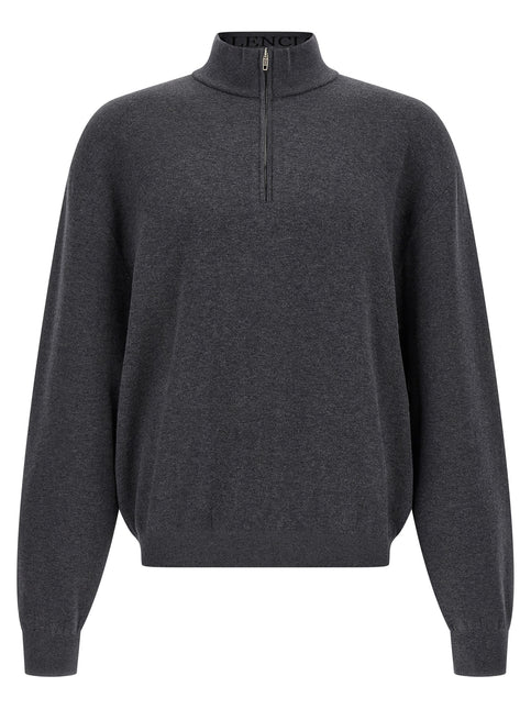 Balenciaga Gray Cotton Cardigan
