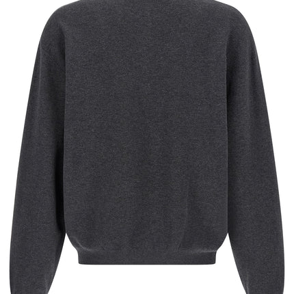 Balenciaga Gray Cotton Cardigan
